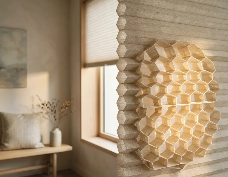 Cellular Honeycomb Blinds fitted in a Serengeti home